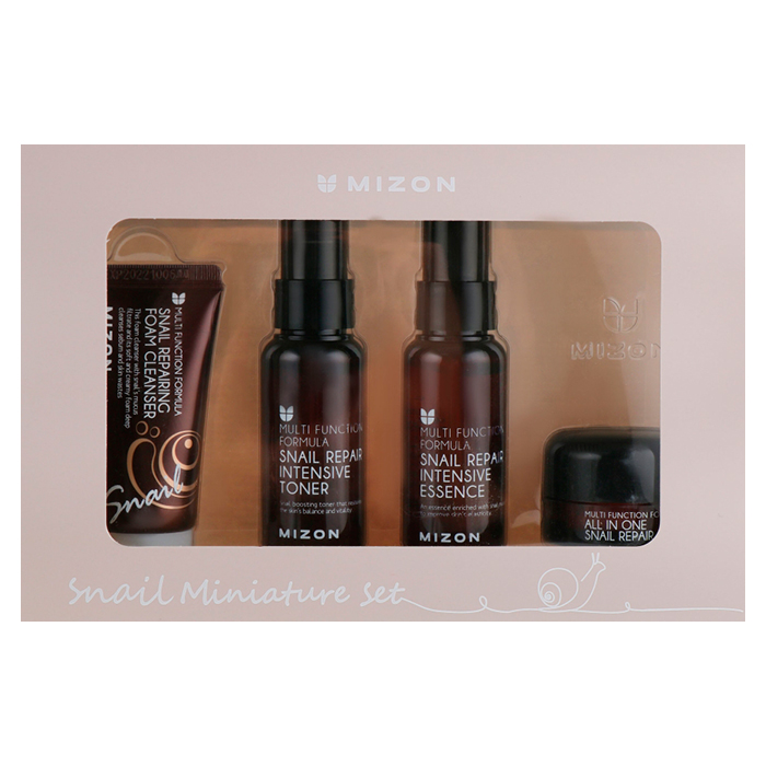 Mizon Snail Miniature Set — набор миниатюр с муцином улитки